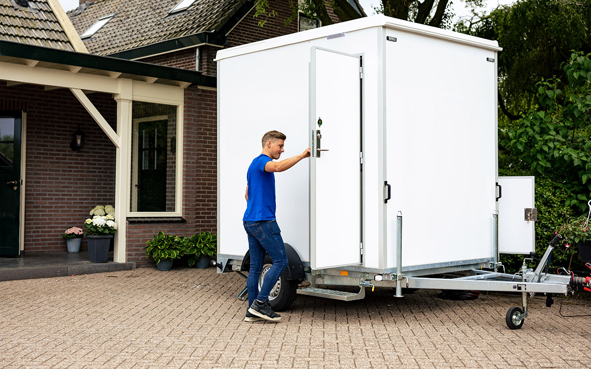 hoe werkt een toiletwagen