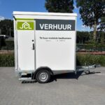 Mobiele badkamer - wasdroogcombinatie buitenkant