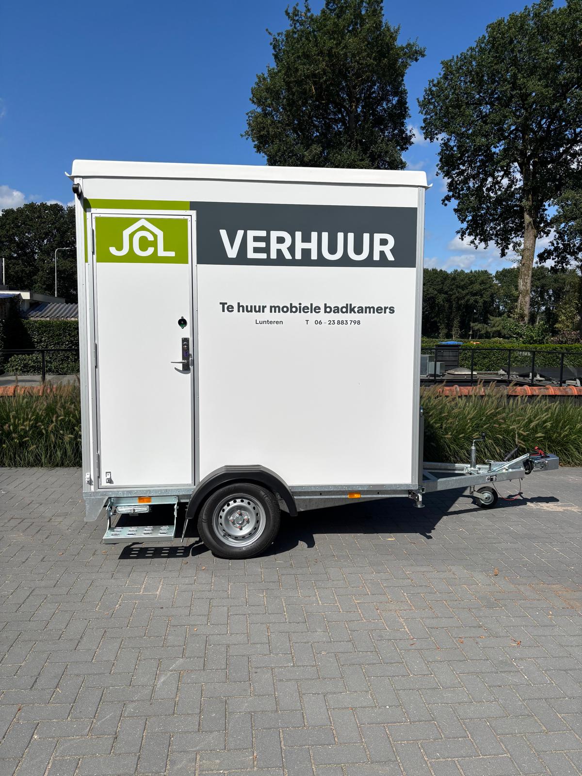Mobiele badkamer - wasdroogcombinatie buitenkant