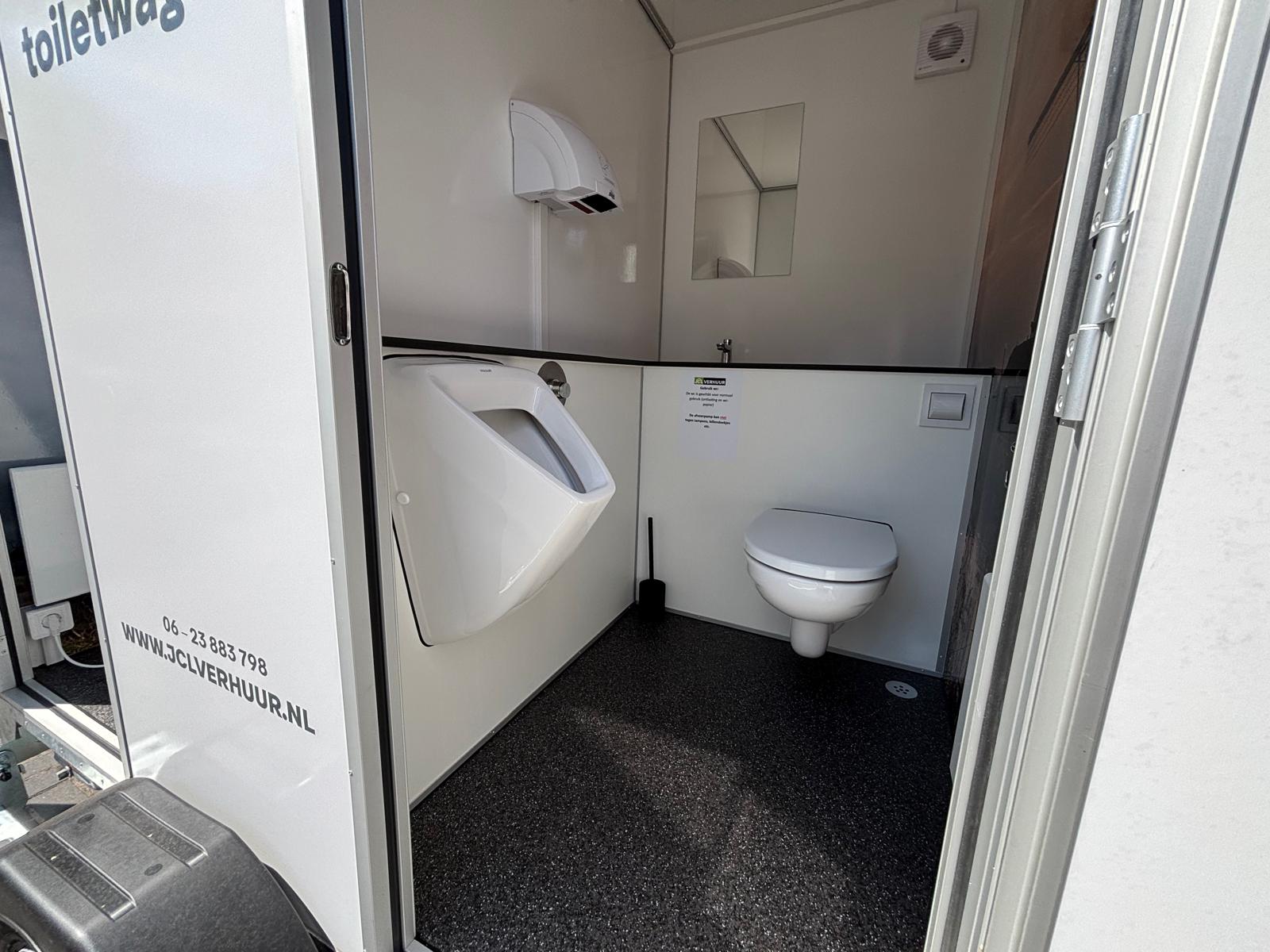 Toiletwagen deluxe mannengedeelte