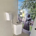 wasbak in damesgedeelte